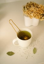 Stainless Steel Tea Strainer | Earth Day Bestseller: Gold