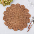 Rattan Charger Placemats: Natural / 15"