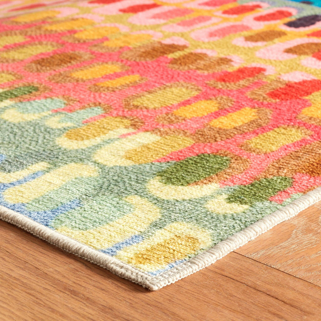 Paint Chip Machine Washable Rug | Multi: 2' x 3'