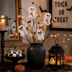 29" Felt Ghost & Candy Corn Spray | Whimsical Halloween