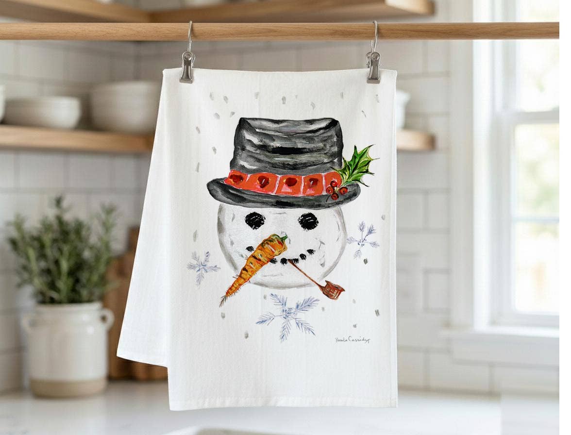 The Snowman Kitchen Towel