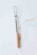 Vintage Mini Whisk with Wood Handle: YW - L
