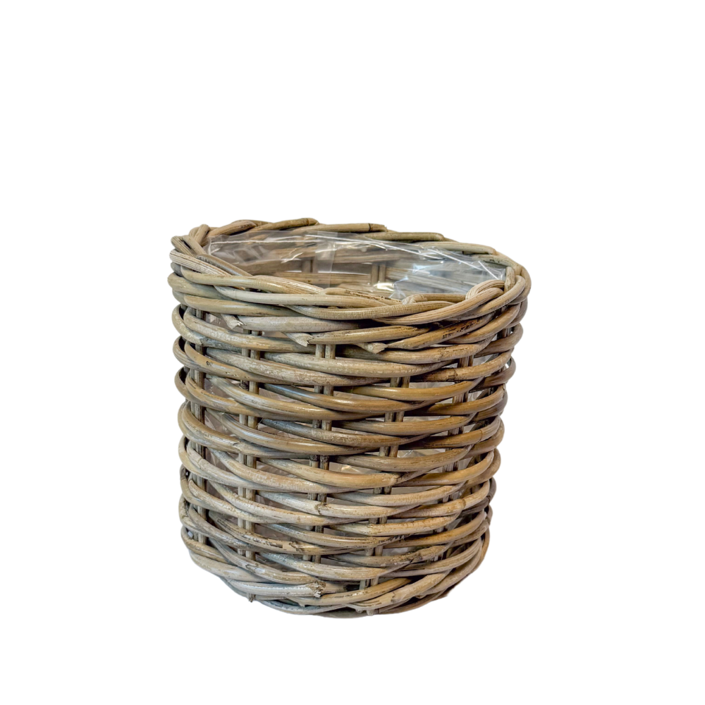 Rattan Planter Baskets: Large - 10.5" H