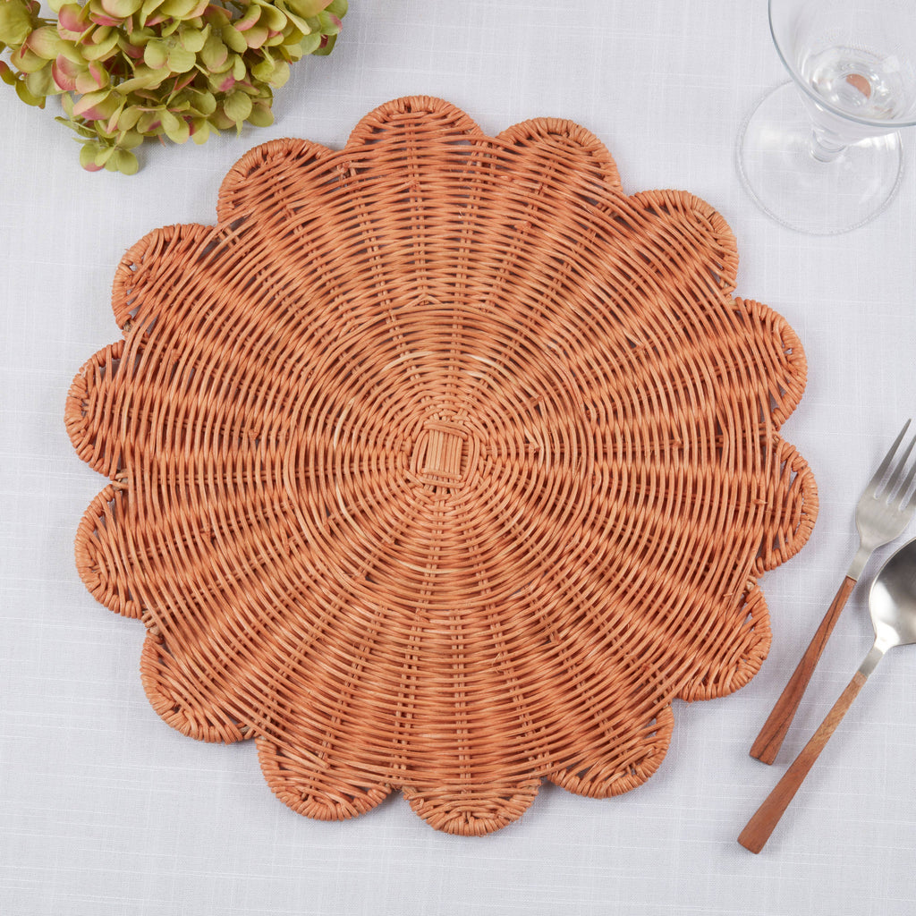 Rattan Charger Placemats: Natural / 15"