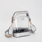 Game Day Stadium Button Style Clear Bags: Gold