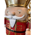 Metal Little King Nutcracker 24.75"