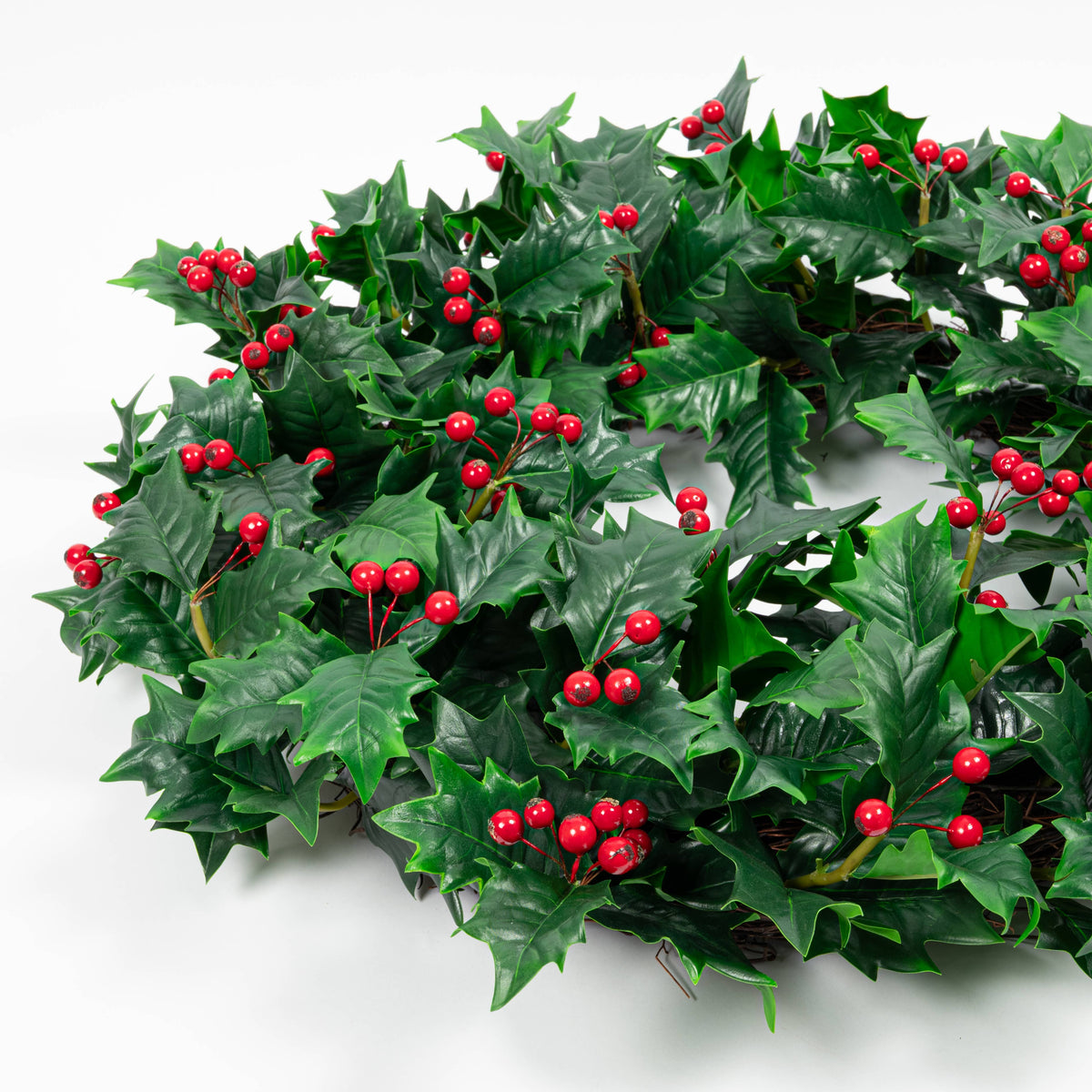 Holly Berry Wreath 24 Inch