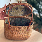 Bali Rattan Handbag Bag - Athens