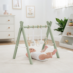 Sage :Wooden Baby Play Gym, Baby Activity Gym by Comfy Cubs: