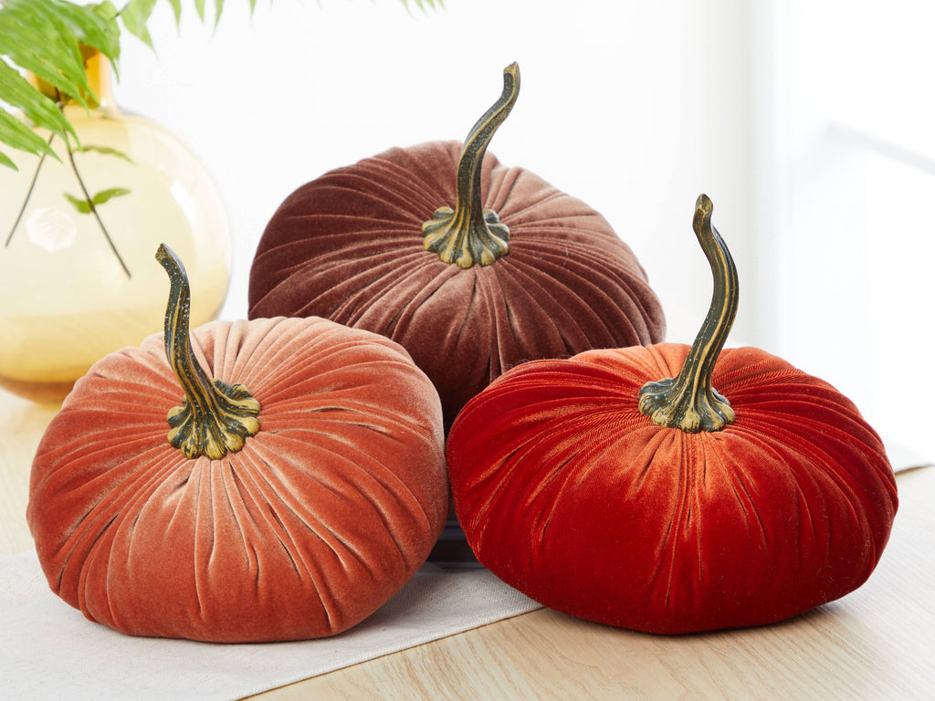 Pumpkin Extra Large Velvet, Ivory