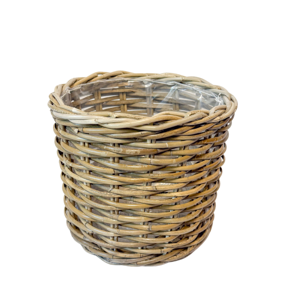 Rattan Planter Baskets: Small - 8.5" H