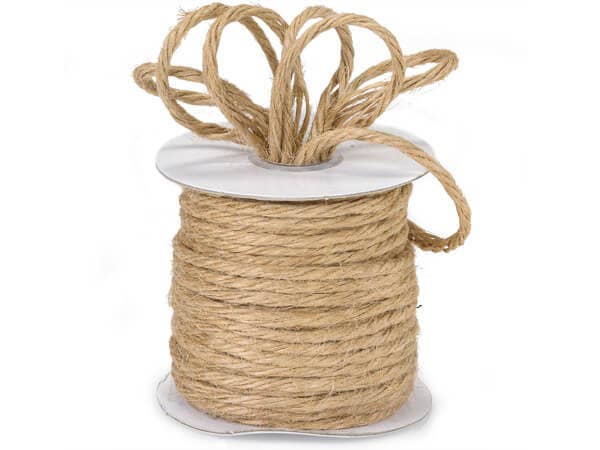 Jute Twine Ribbon: Black / 1 Pack