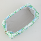 Canvas Cosmetic Case Makeup Bag: Carolina Spring