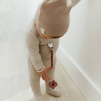Lulababe Pacifier Clip: Ballet Slippers