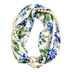 Luxe Pearl Scarf Necklace: AI