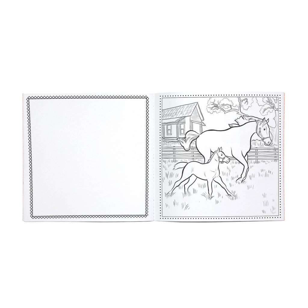 Little Farm Square Coloring Book