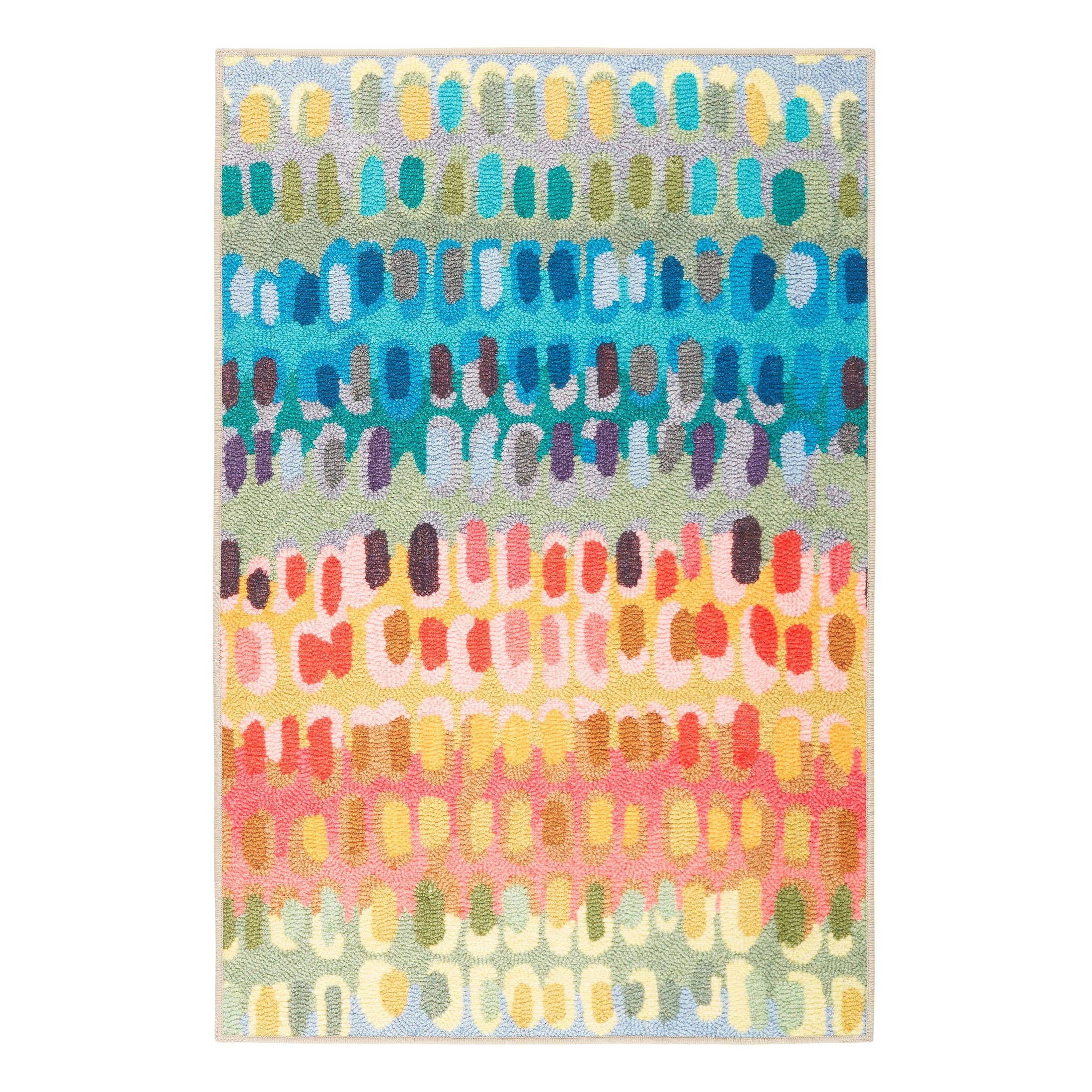 Paint Chip Machine Washable Rug | Multi: 2' x 3'