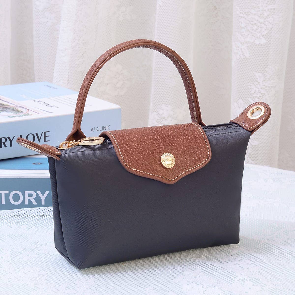 HM781 Penny Nylon Mini Crossbody Bag: Kelly Green