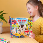 Little Farm Square Coloring Book