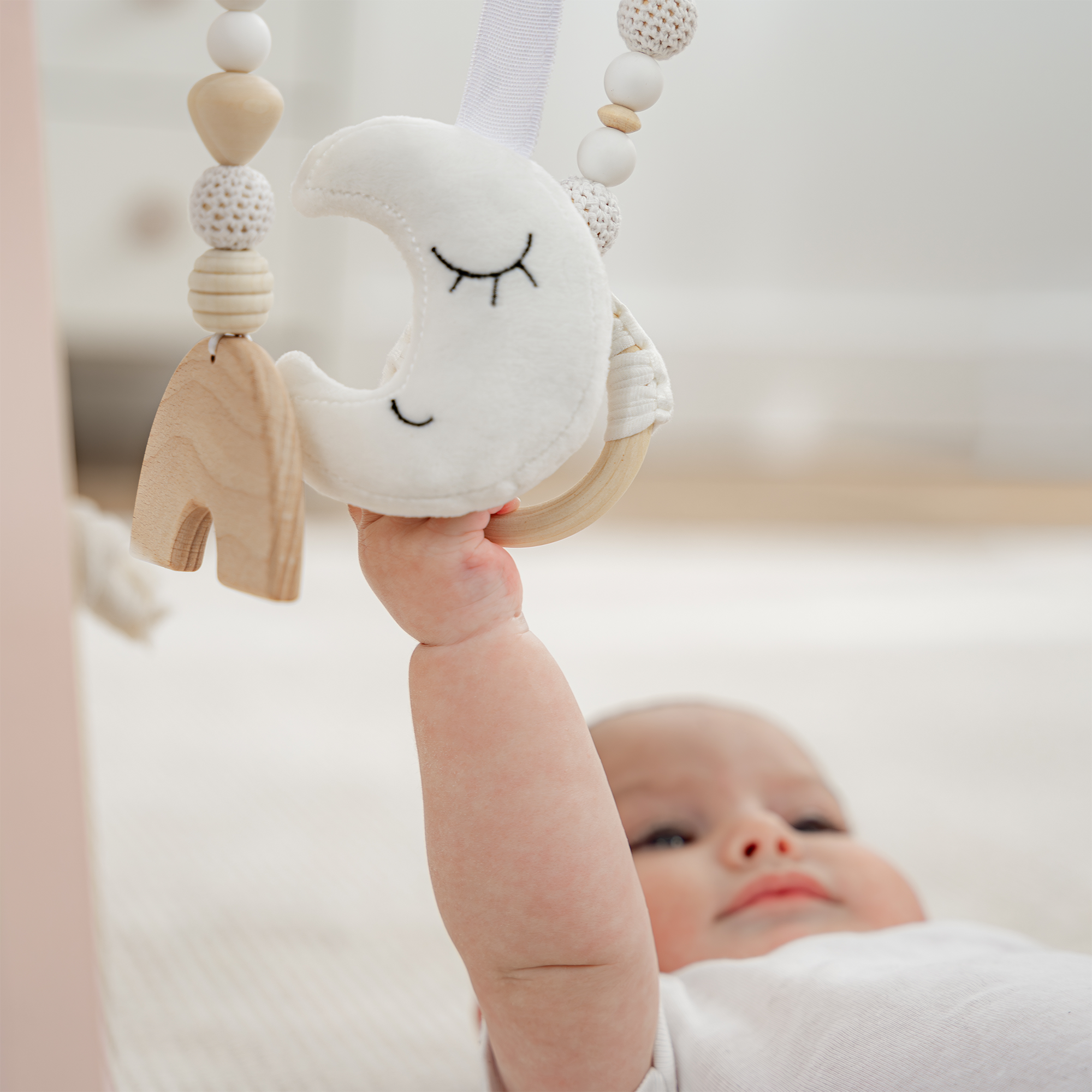 Sage :Wooden Baby Play Gym, Baby Activity Gym by Comfy Cubs: