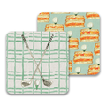 Golf Clubs Paper Drink Coaster