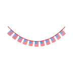 FLA1202 - Gingham Flag Banner