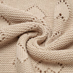 Baby Blanket - Heart: Baby Blue