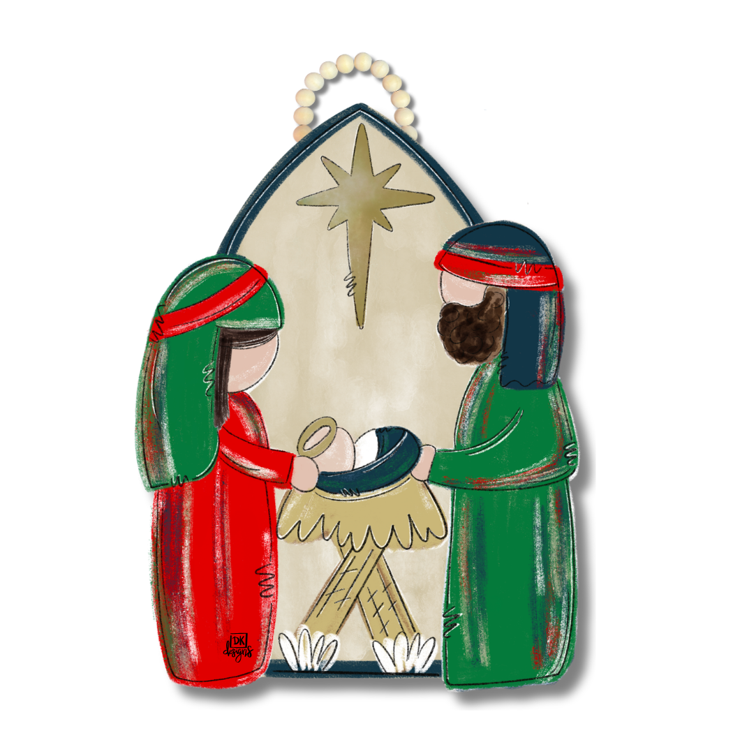 Red and Green Navtivity Hanger