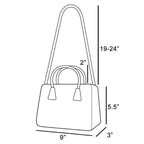 Natural Woven Straw Structure Top Handle Bag: NAT