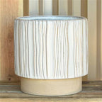 Ramos Vertical Stripe Cachepot, Stoneware - 6