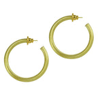 LUCY HOOP EARRINGS: Silver