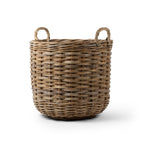Rattan Round Basket: Medium - 15" H