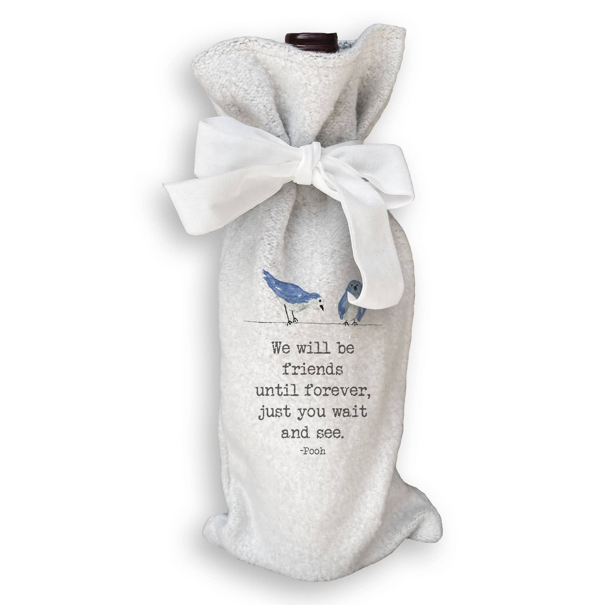We Will Be Friends with Birds: Dishtowel