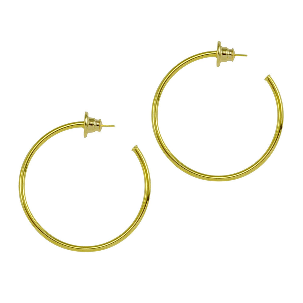 DEAUVILLE HOOP EARRINGS: Silver