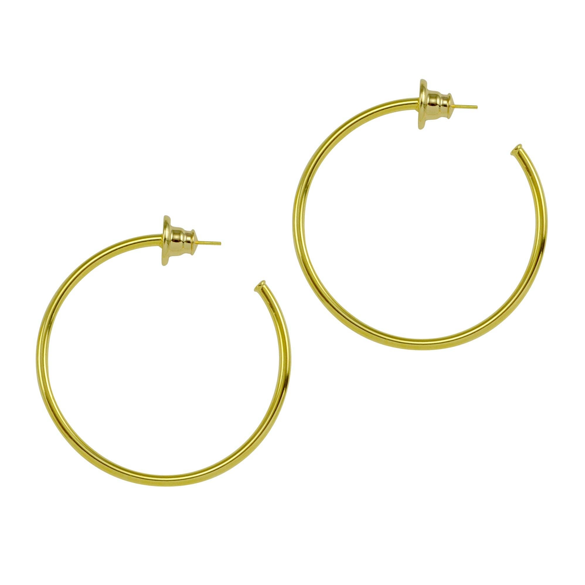 DEAUVILLE HOOP EARRINGS: Silver