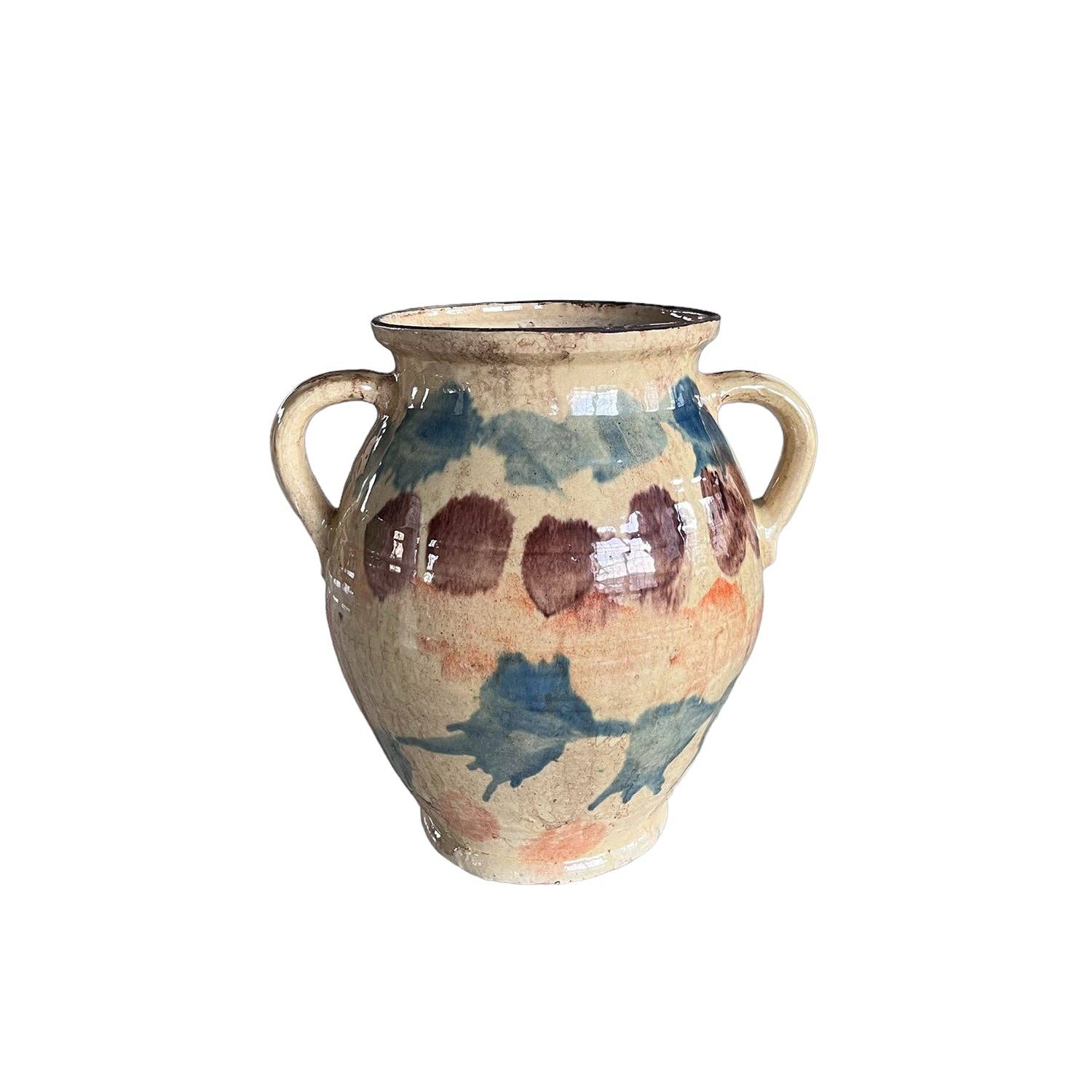 Cottage Crafted 2-Handle Jug: Light Green