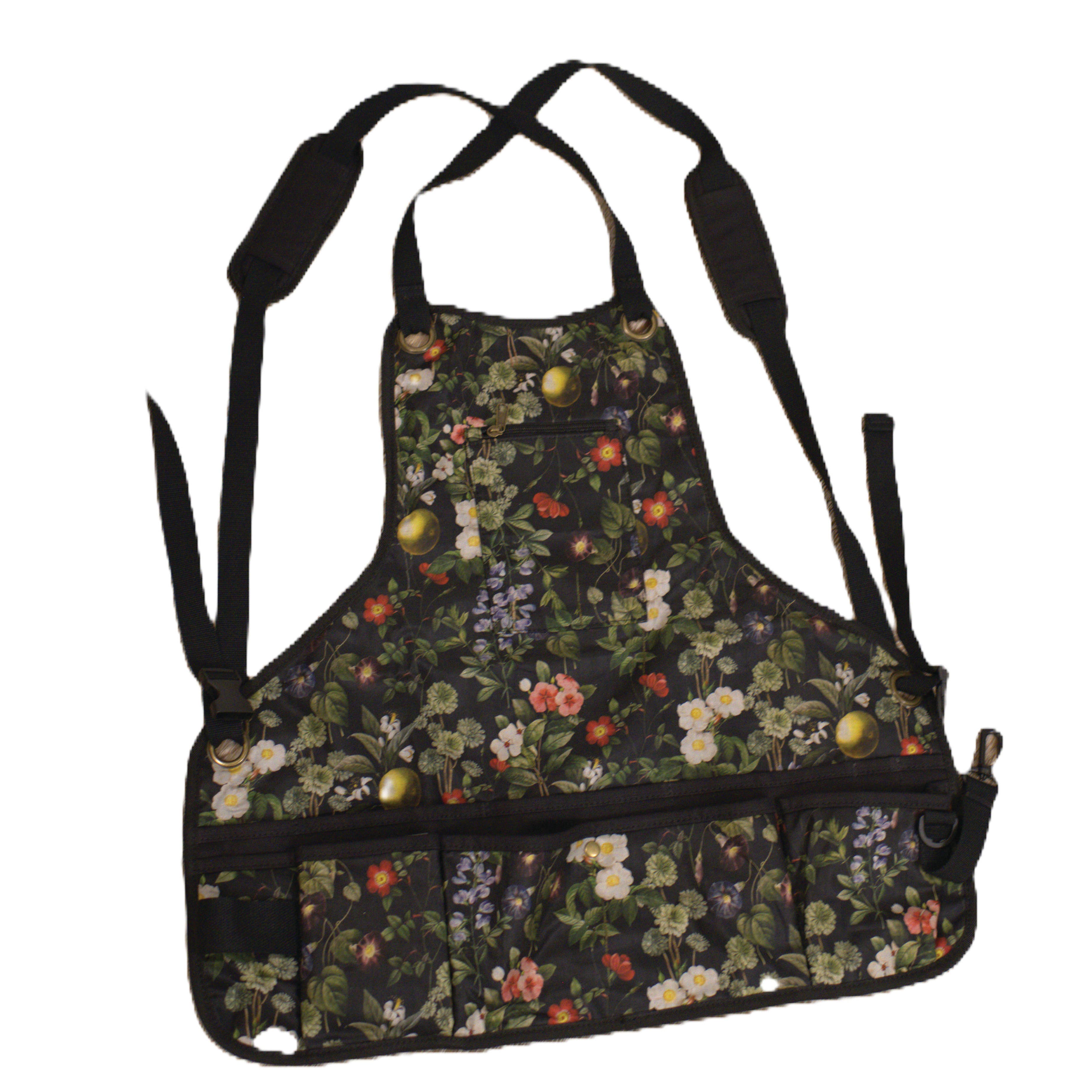 Midnight Bloom Garden Apron