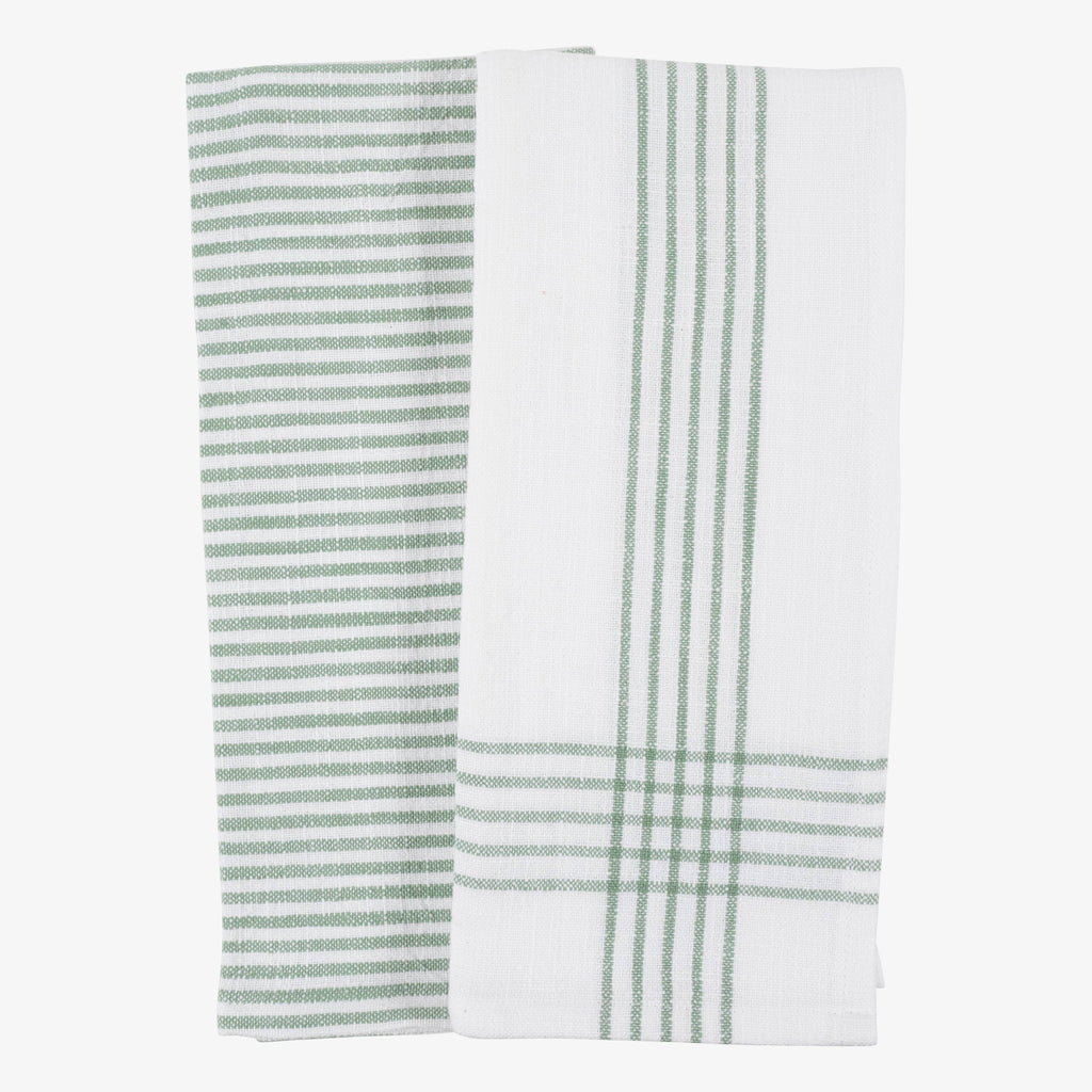 KAF Home Monaco Slubbed Kitchen Tea Towel - 18" x 28": Dutch Blue