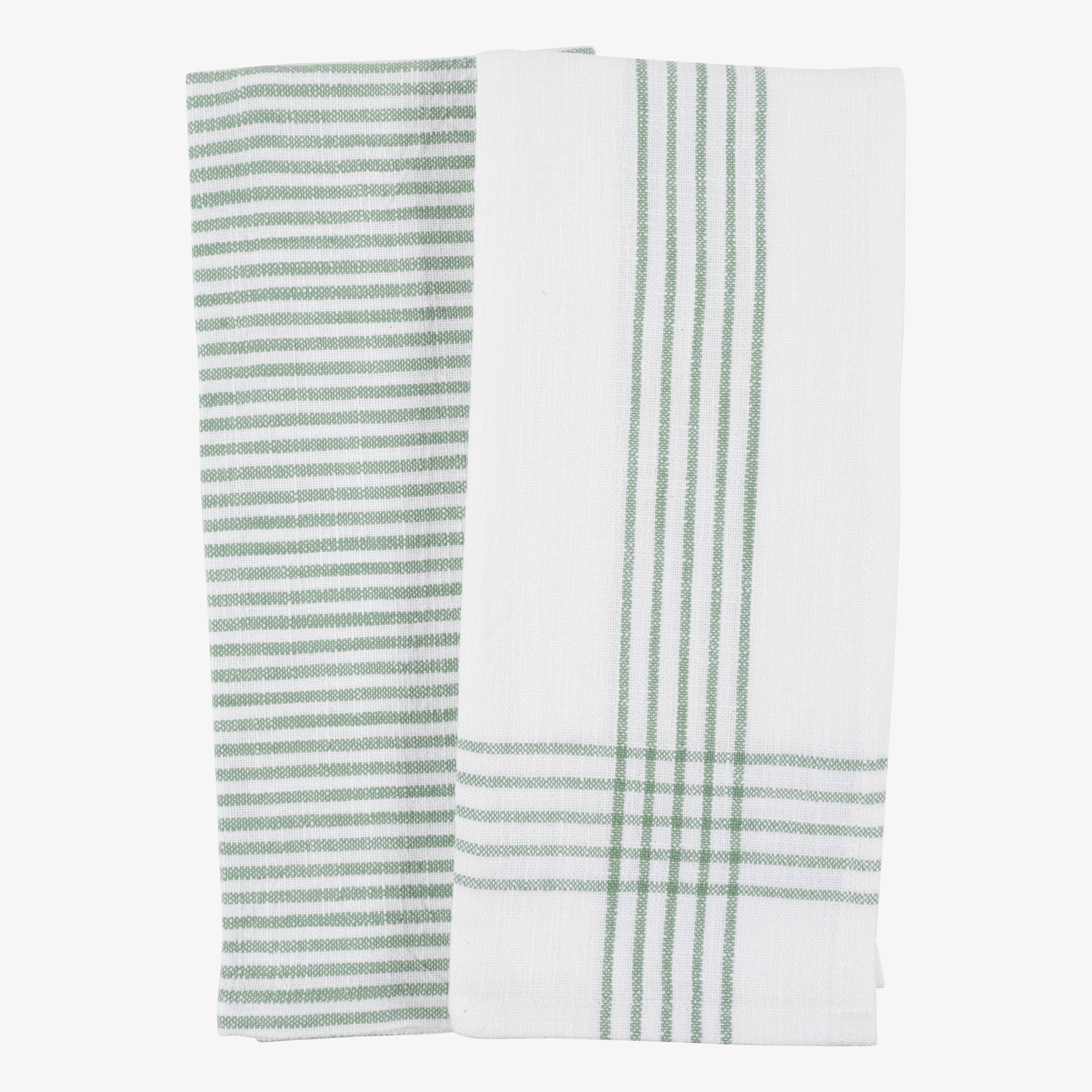 KAF Home Monaco Slubbed Kitchen Tea Towel - 18" x 28": Dutch Blue