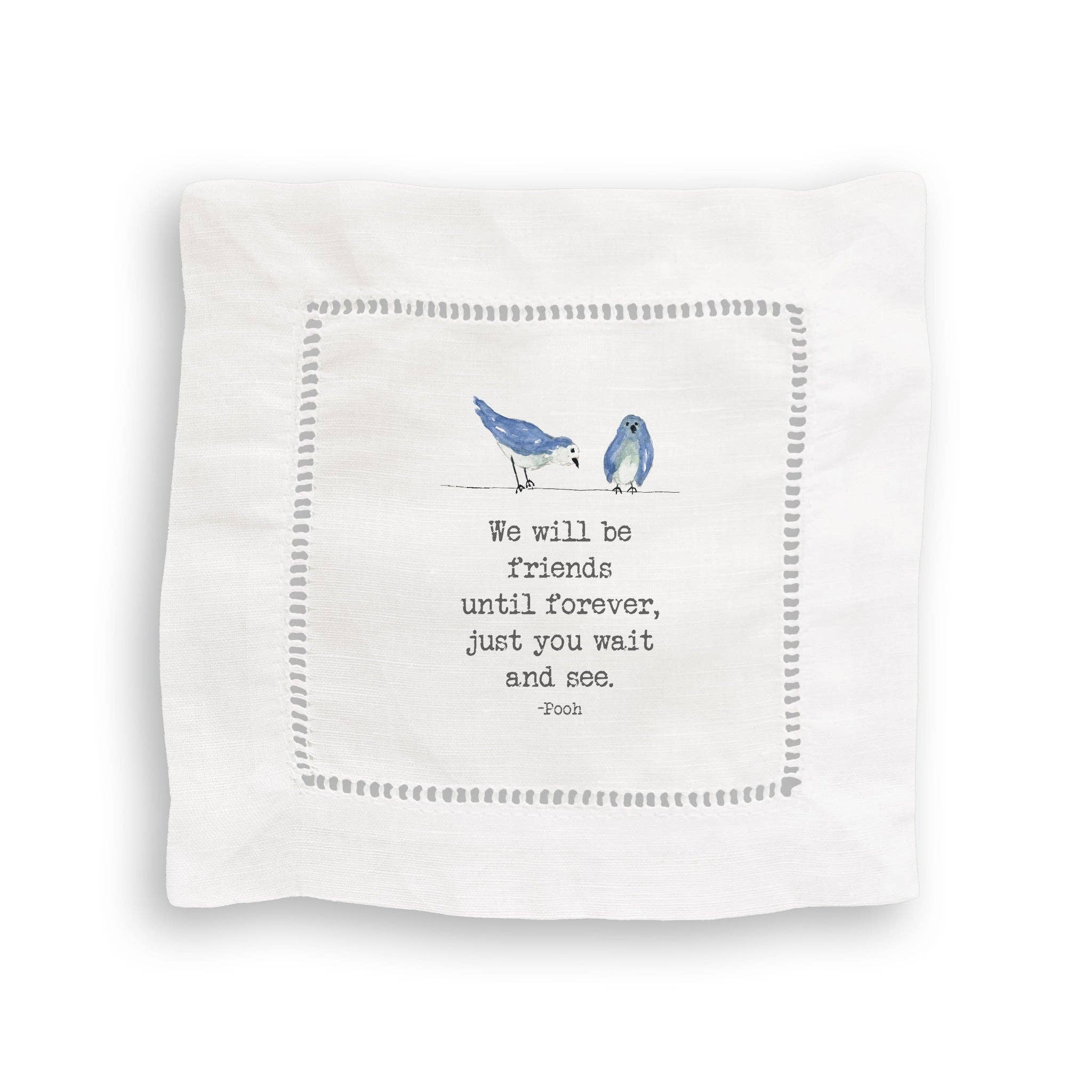 We Will Be Friends with Birds: Dishtowel