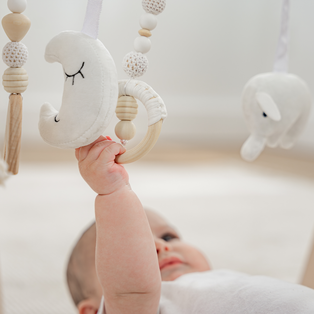 Sage :Wooden Baby Play Gym, Baby Activity Gym by Comfy Cubs:
