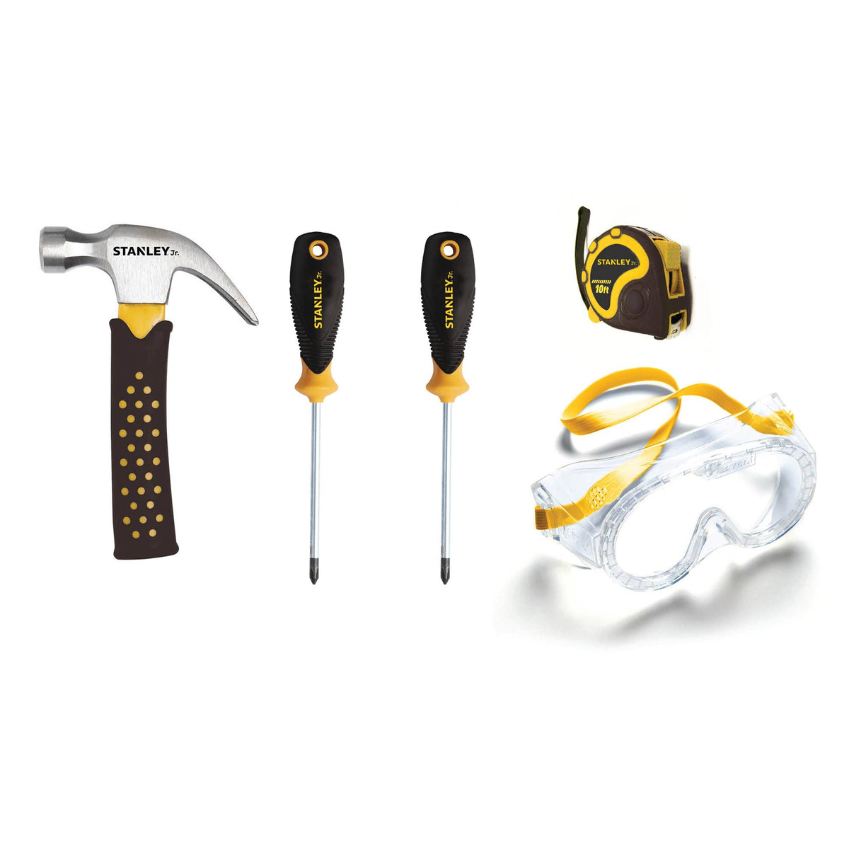 Red Toolbox Stanley Jr. 5-Piece Tool Set