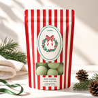 Mini Bath Bombs Gift Bag -Wreath Christmas Pine & Cedarwood