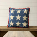 Stonewashed Americana Stars Pillow  Patriotic, USA