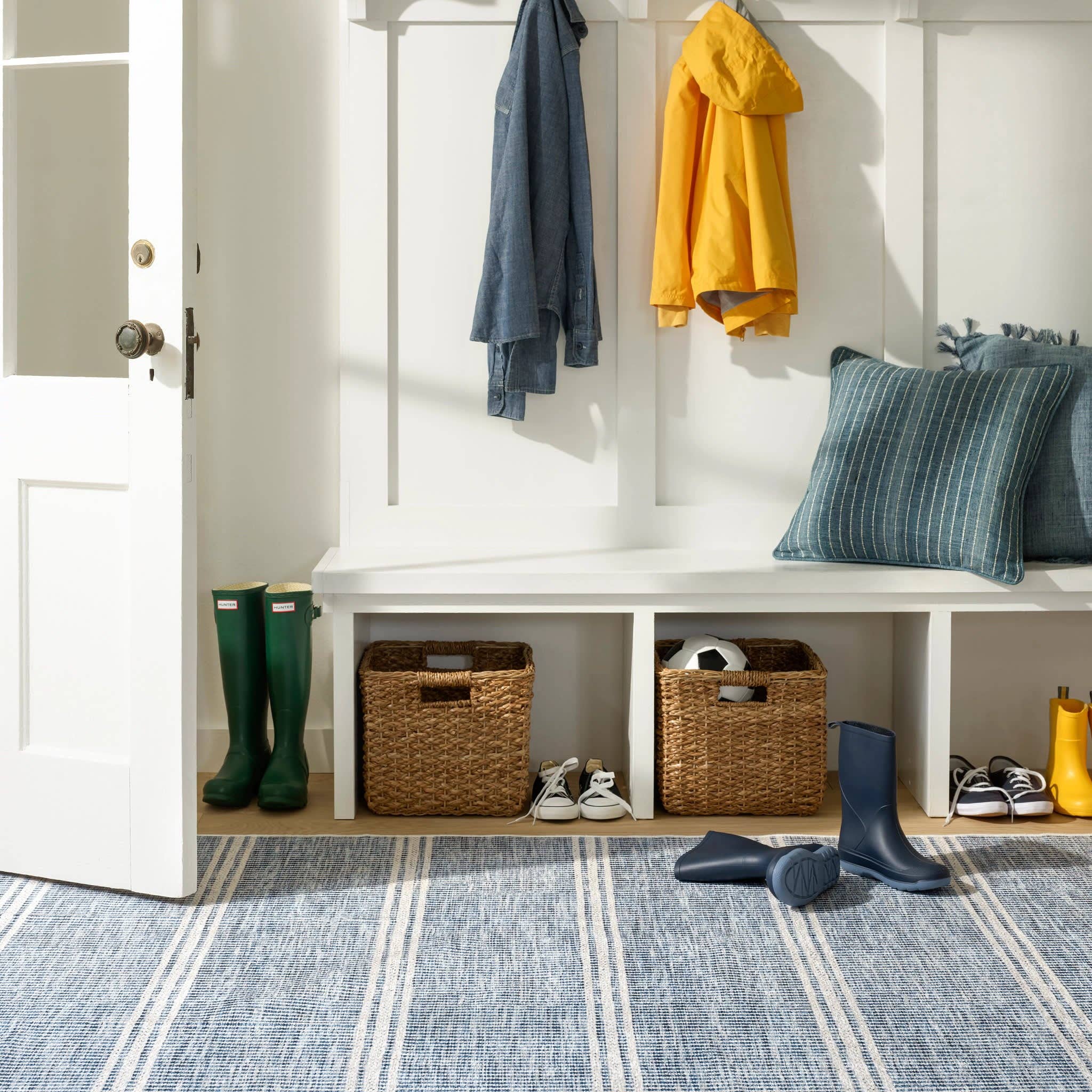 Malta Machine Washable Rug | Blue: 2' x 3'