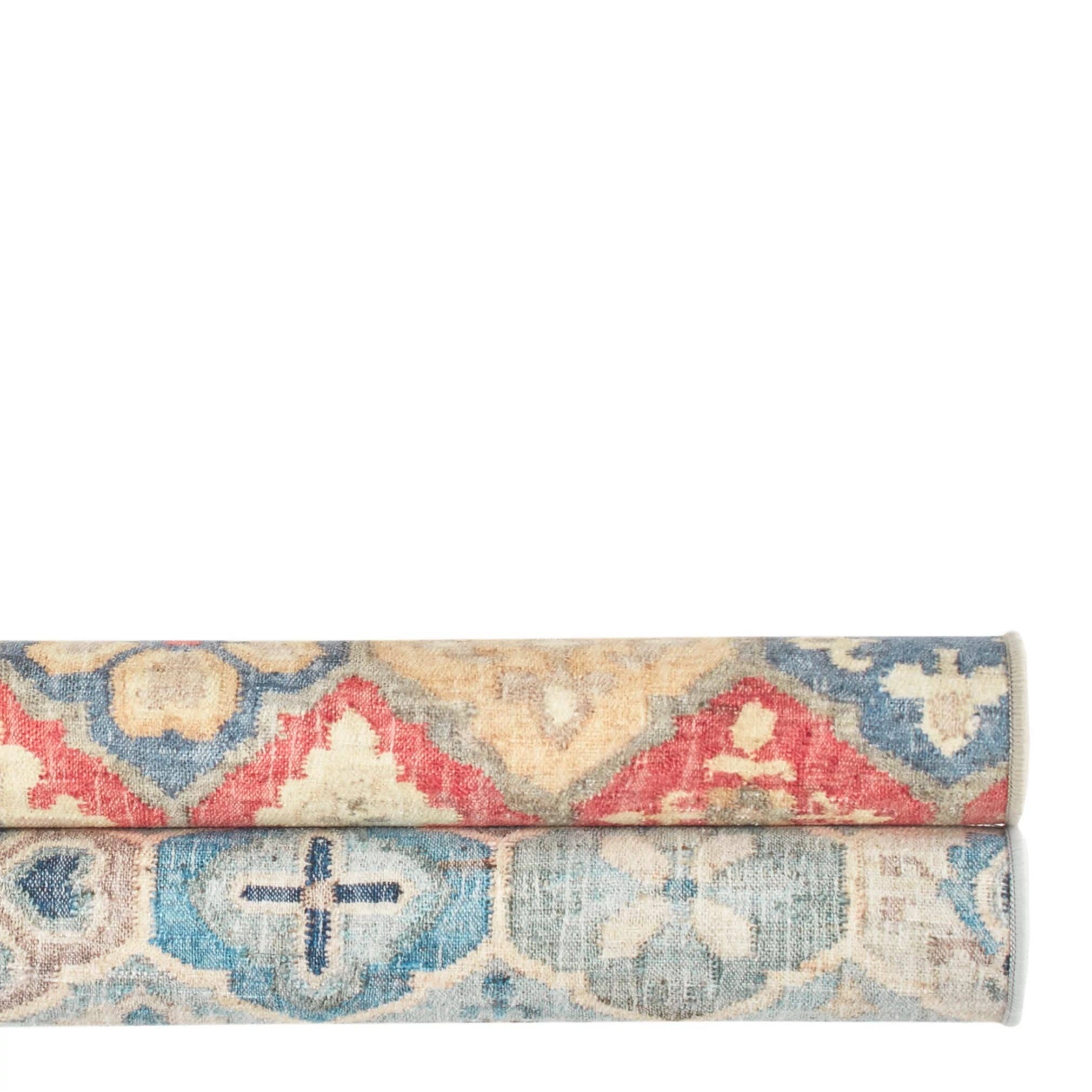 Pali Machine Washable Rug | Blue: 2' x 3'