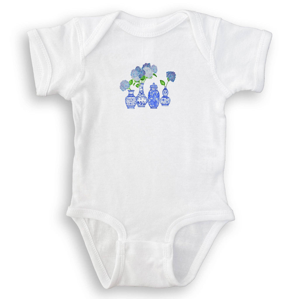 Hydrangea Vase Grouping: Dishtowel