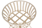 Joselyn Garden Planter Basket-Farmhouse-21x32 inches-White