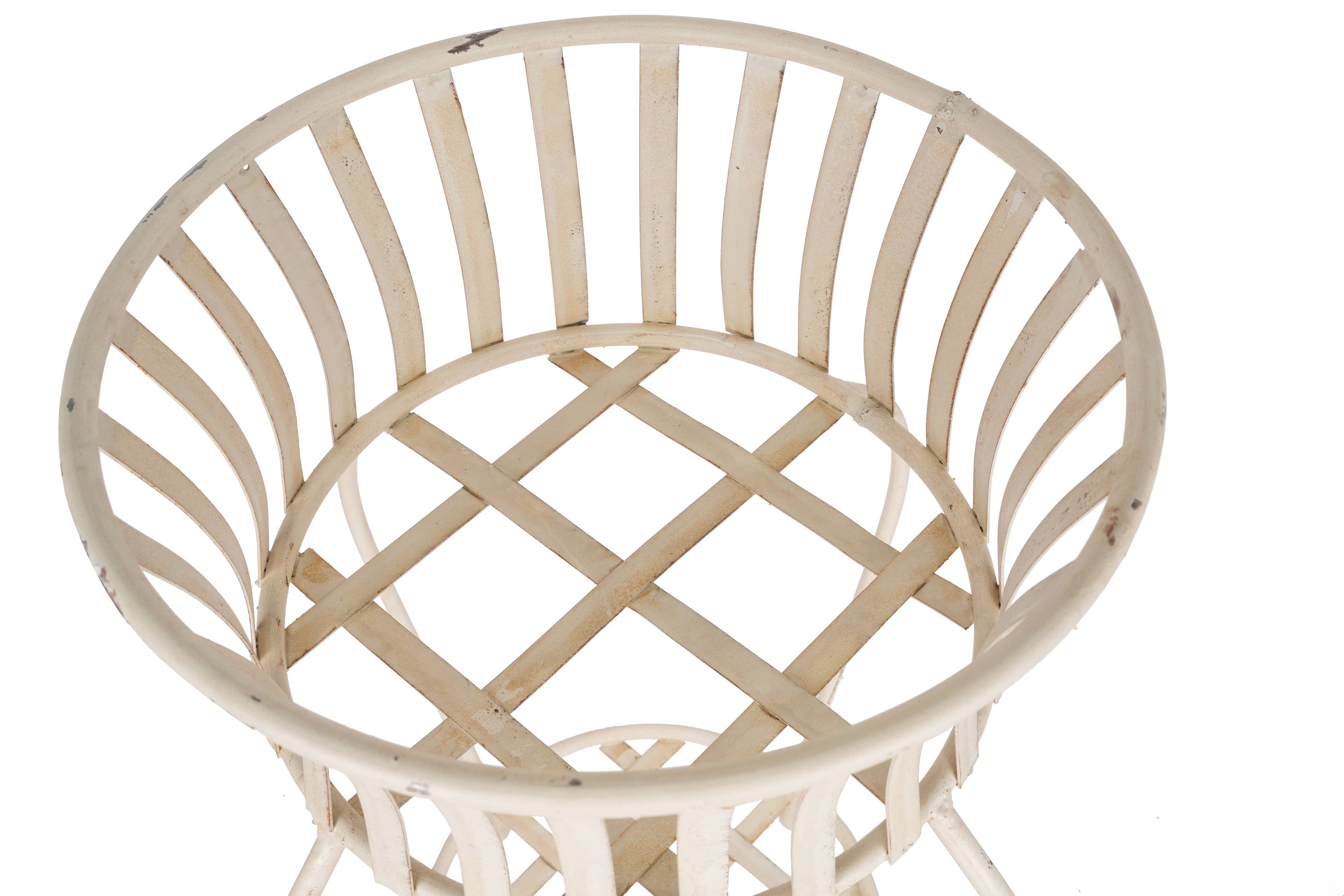 Joselyn Garden Planter Basket-Farmhouse-21x32 inches-White