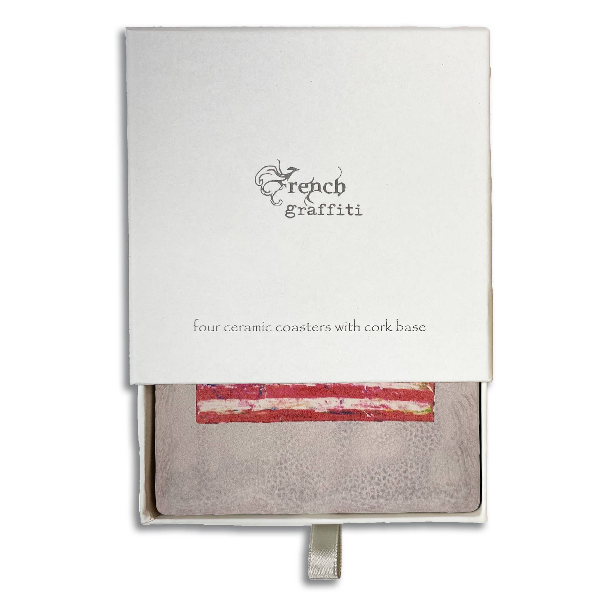 American Flag Absorbent Coaster Set